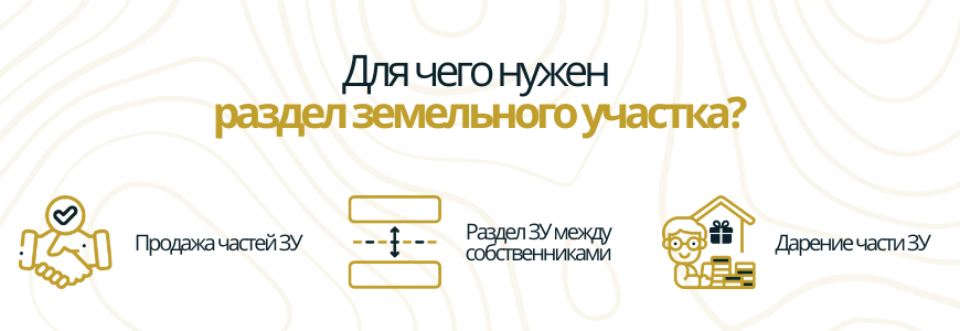 Раздел земельного участка в селе Гусево